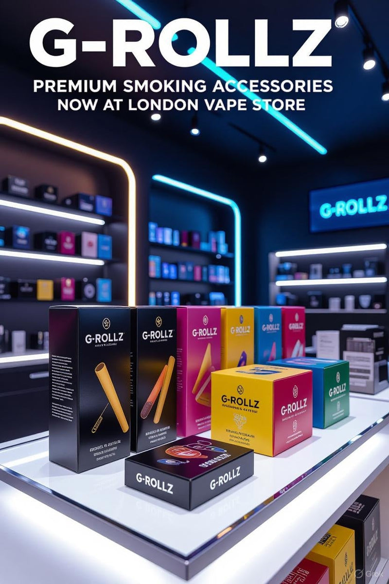 Discover G-ROLLZ: Premium Smoking Accessories Now at London Vape Store Discover G-ROLLZ: Premium Smoking Accessories Now at London Vape Store