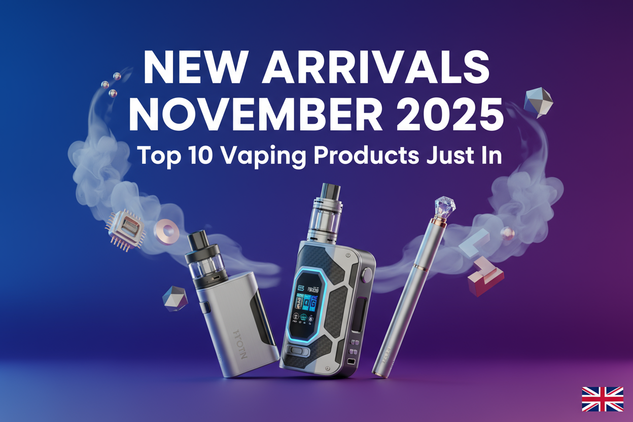 New Arrivals November 2025: Top 10 Vaping Products Just In