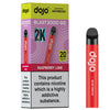 Dojo Blast 2000 Go Pod Kit By Vaporesso Vaporesso Raspberry Lime