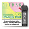 Apple Peach Elf Bar ELFA Prefilled Pods 2mlElf Bar 