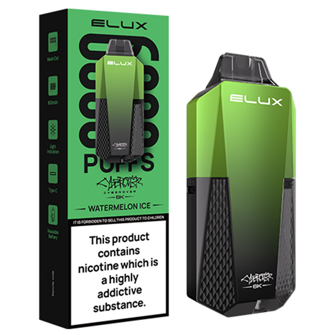 Elux Cyberover 6k Prefilled Vape KIT – London Vape Store