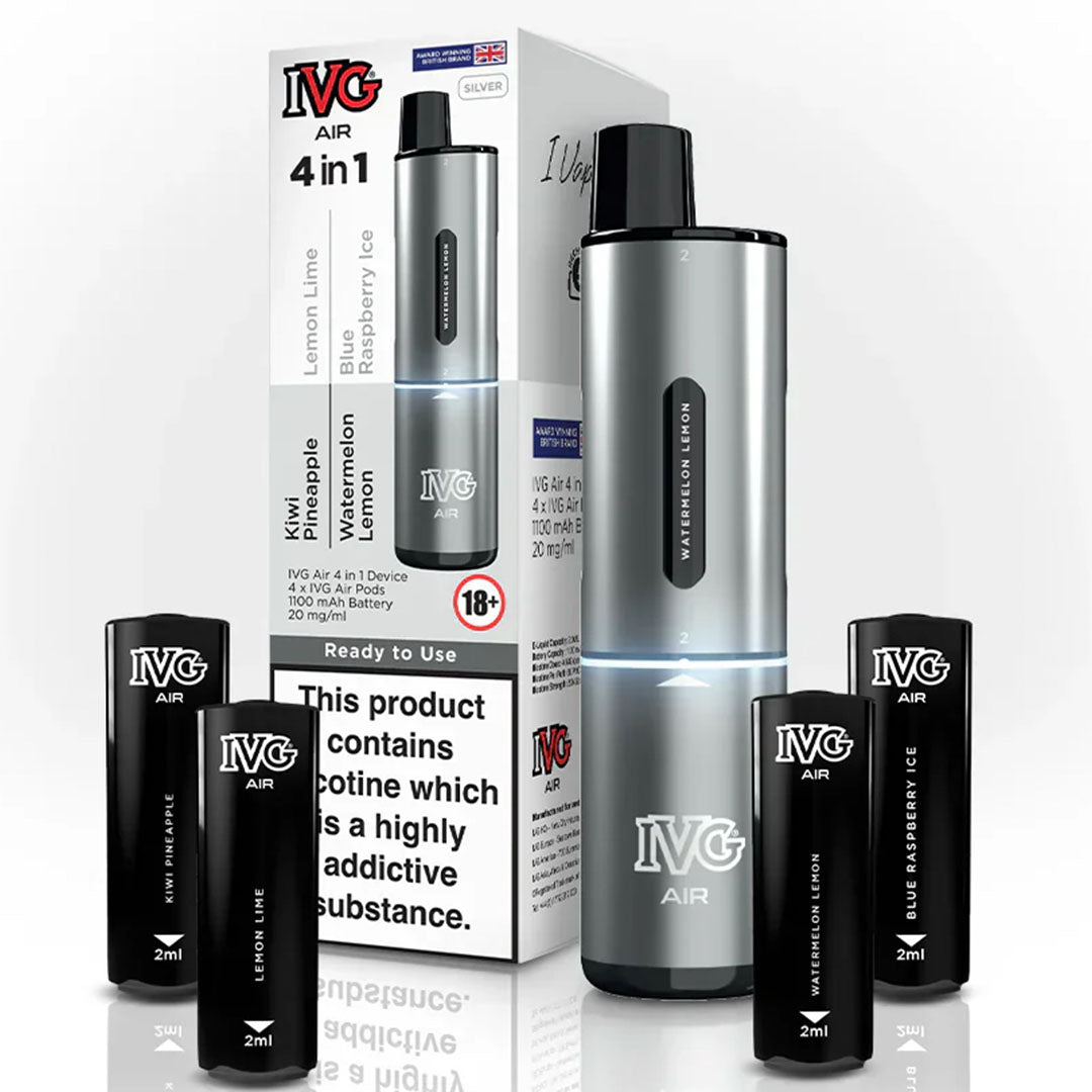 IVG Air 4 in 1 Rechargeable KIT London Vape Store IVG Air 4 in 1 Rechargeable KIT London Vape Store